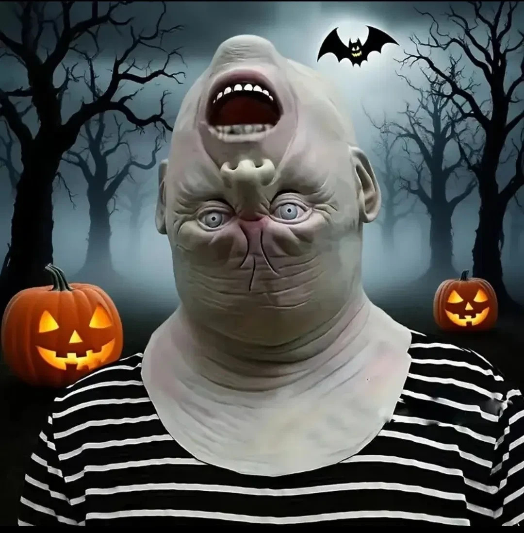 Scary zombie Mask Helloween helmet NIGHTMARE realistic look Scary mask 👻