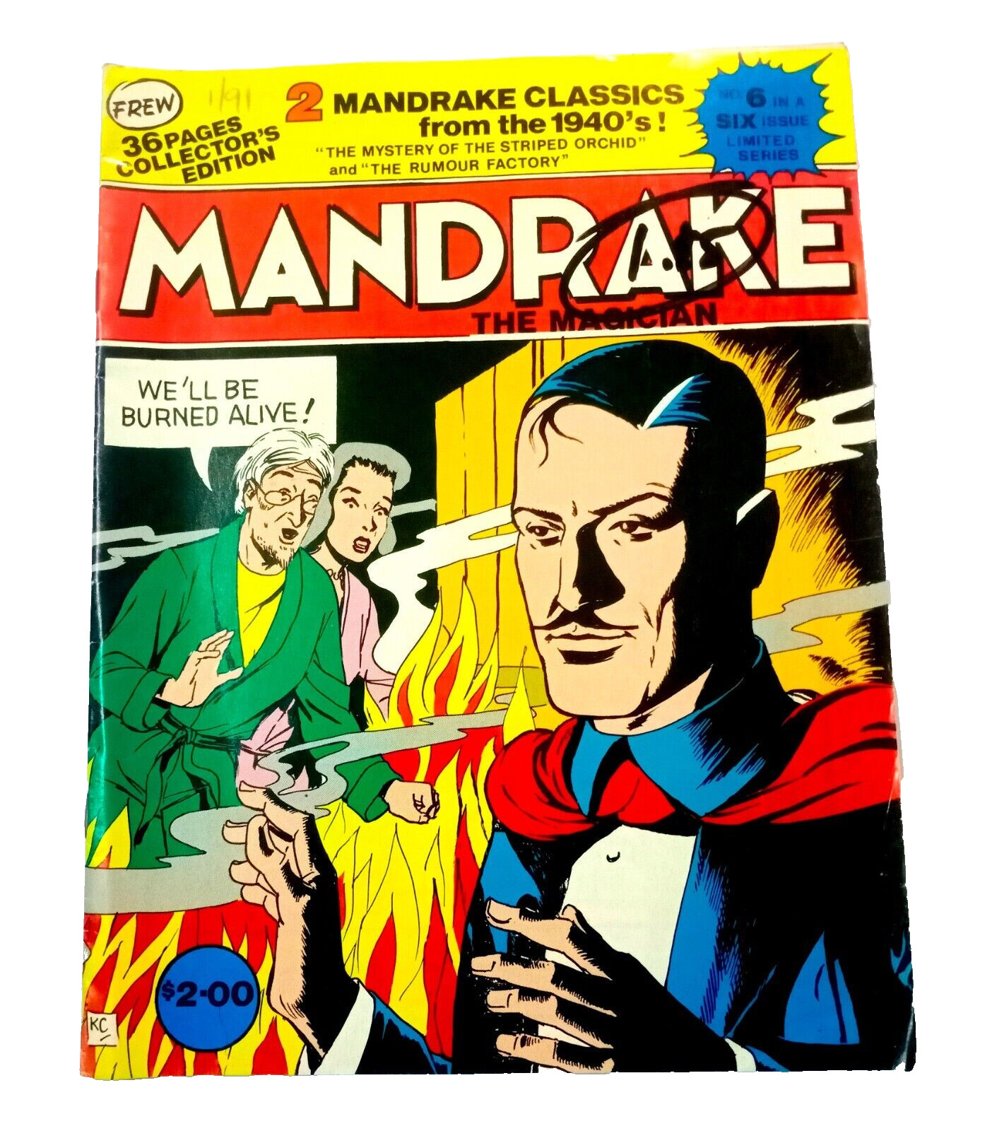 FREW Mandrake The Magician Collectors Edition 2 Mandrake Classics From The 1940s