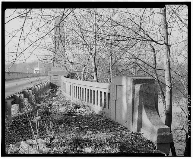 Paterson New Jersey Passaic River Bridge 1993 U.S. Route 46 balustrade