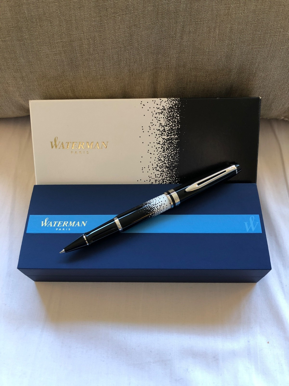WATERMAN EXPERT OMBRES ET LUMIERES ROLLERBALL - MINT - FREE US SHIPPING