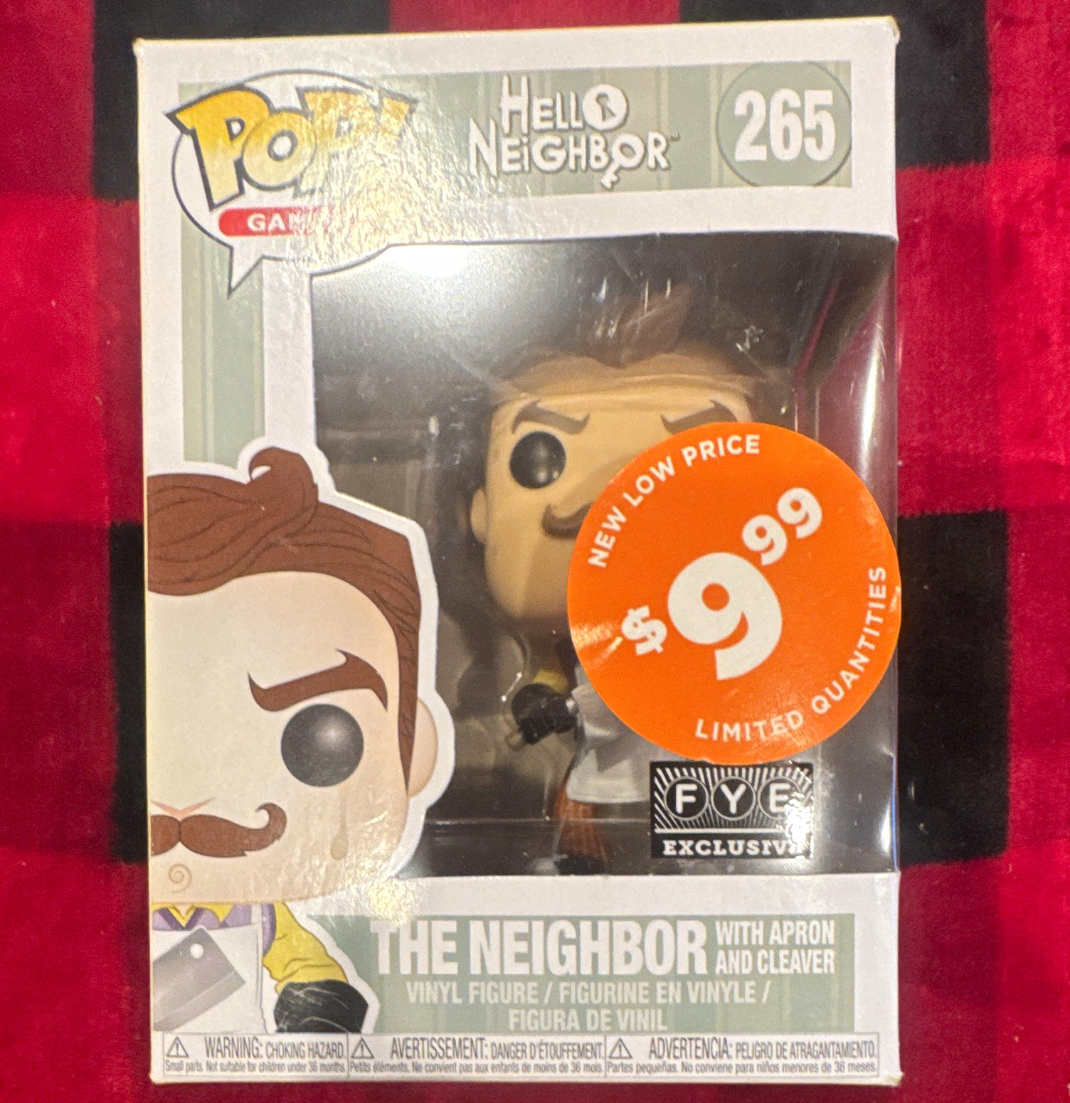 Funko Pop Games Hello Neighbor The Neighbor FYE Exclusive Vinyl Figure #265