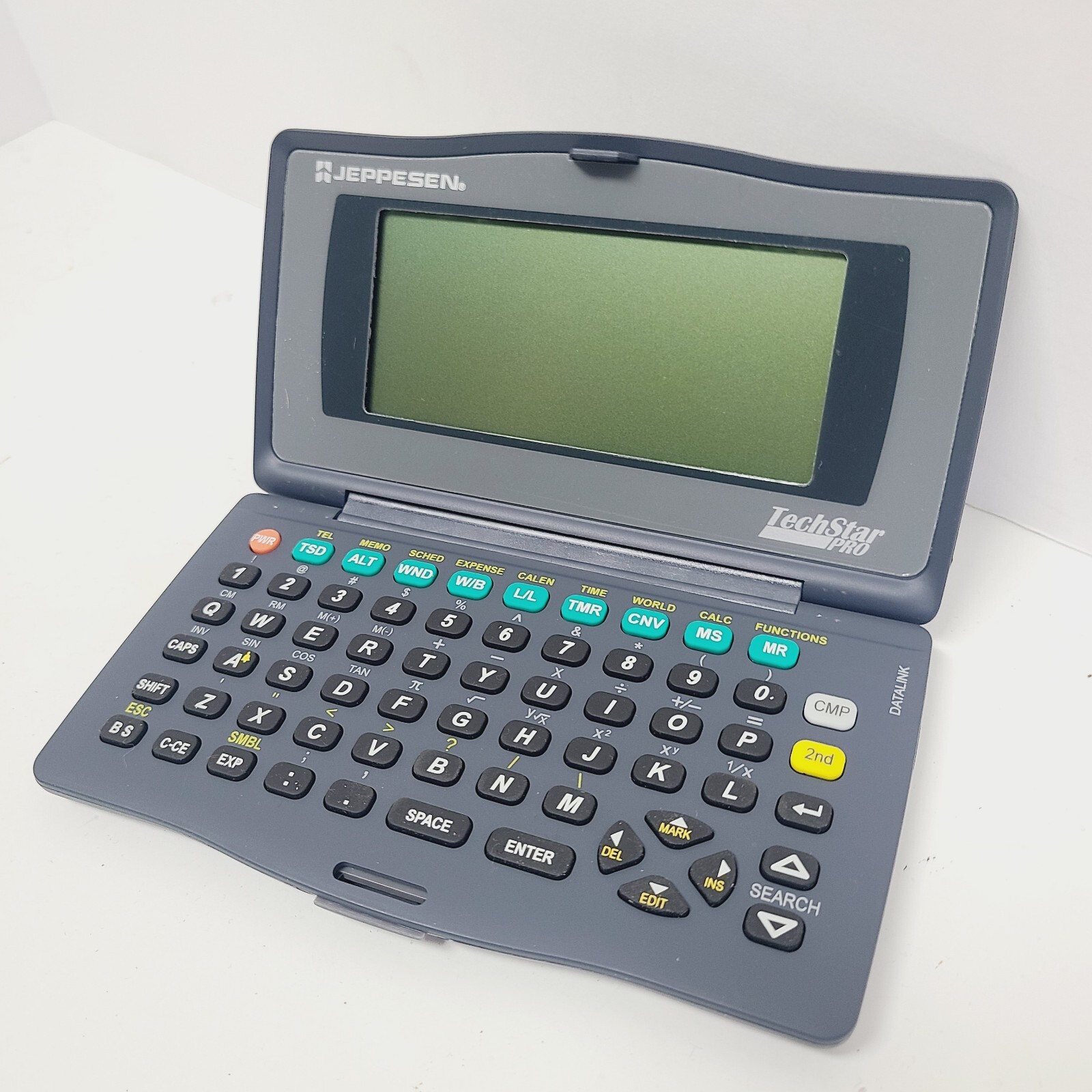Vintage Jeppesen TechStar Pro Flight Computer & Organizer Untested For Parts