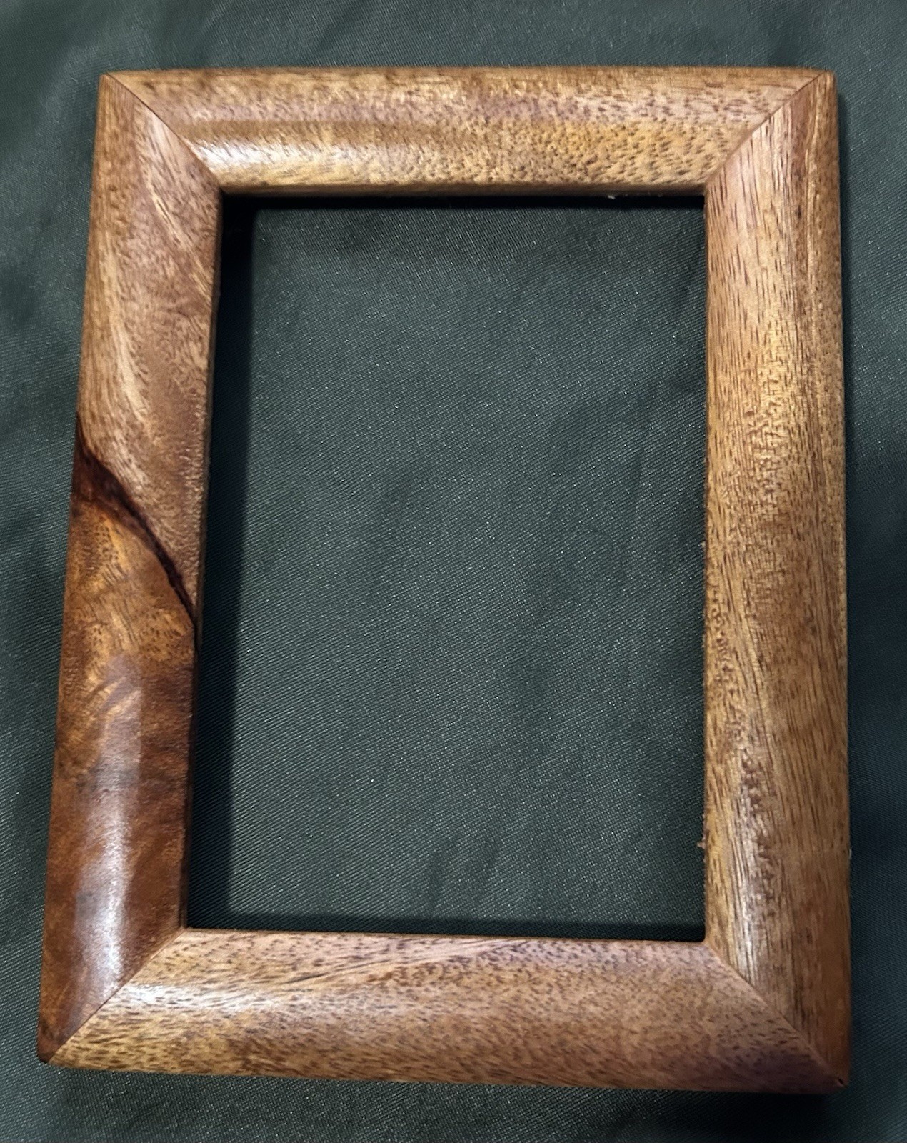 VINTAGE SOLID HAWAIIAN KOA WOOD FRAME 5 3/4