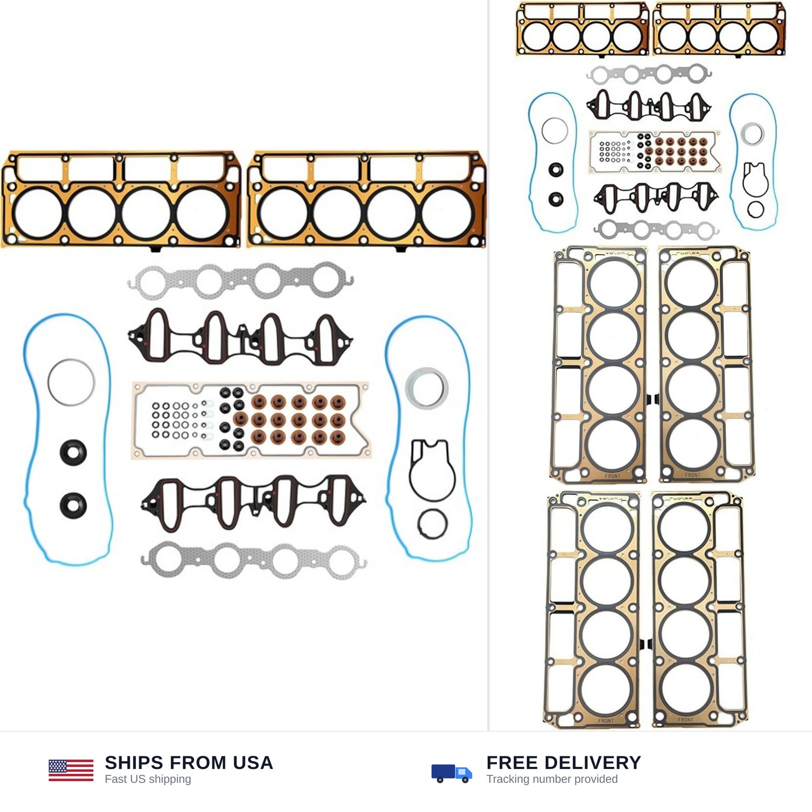 HS26191PT Cylinder Head Gasket Kit 4.8L 5.3L for Chevy Silverado 1500 Tahoe S...