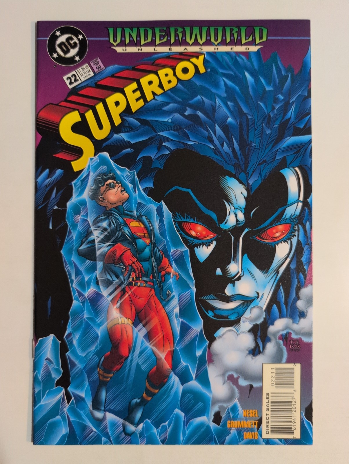 Superboy #22 Kon-El Knockout Karl Kesel Jeff Moy DC Comics 1995