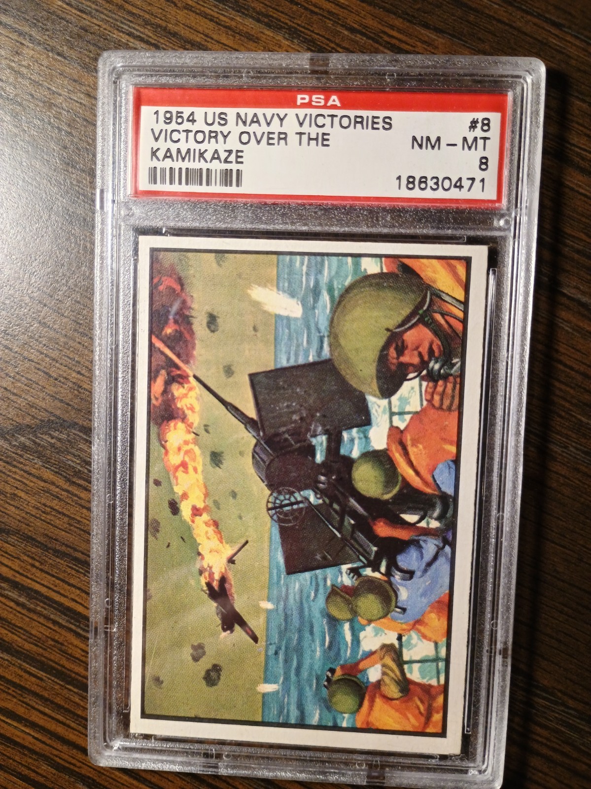 1954 Bowman US Navy Victories #8 Psa 8 1954 Bowman US Navy Victories #8 Psa 8