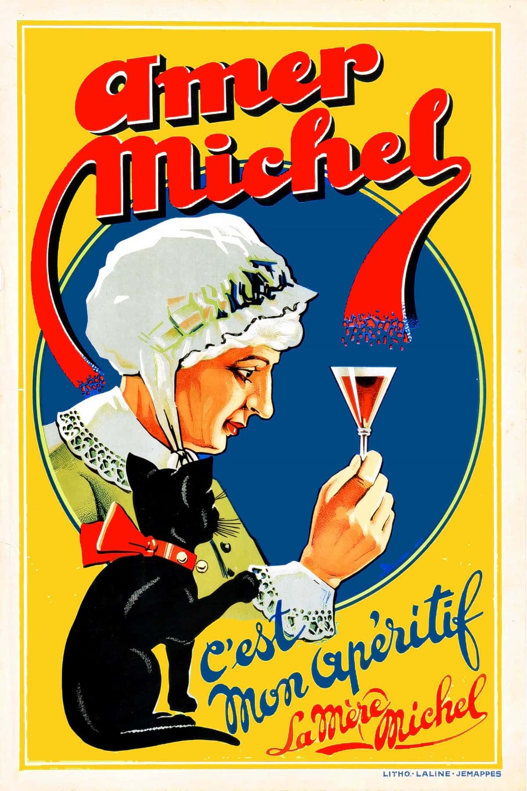 Vintage Amer Michel Poster 🇫🇷 - Classic French Advertising - 24x36” Premium