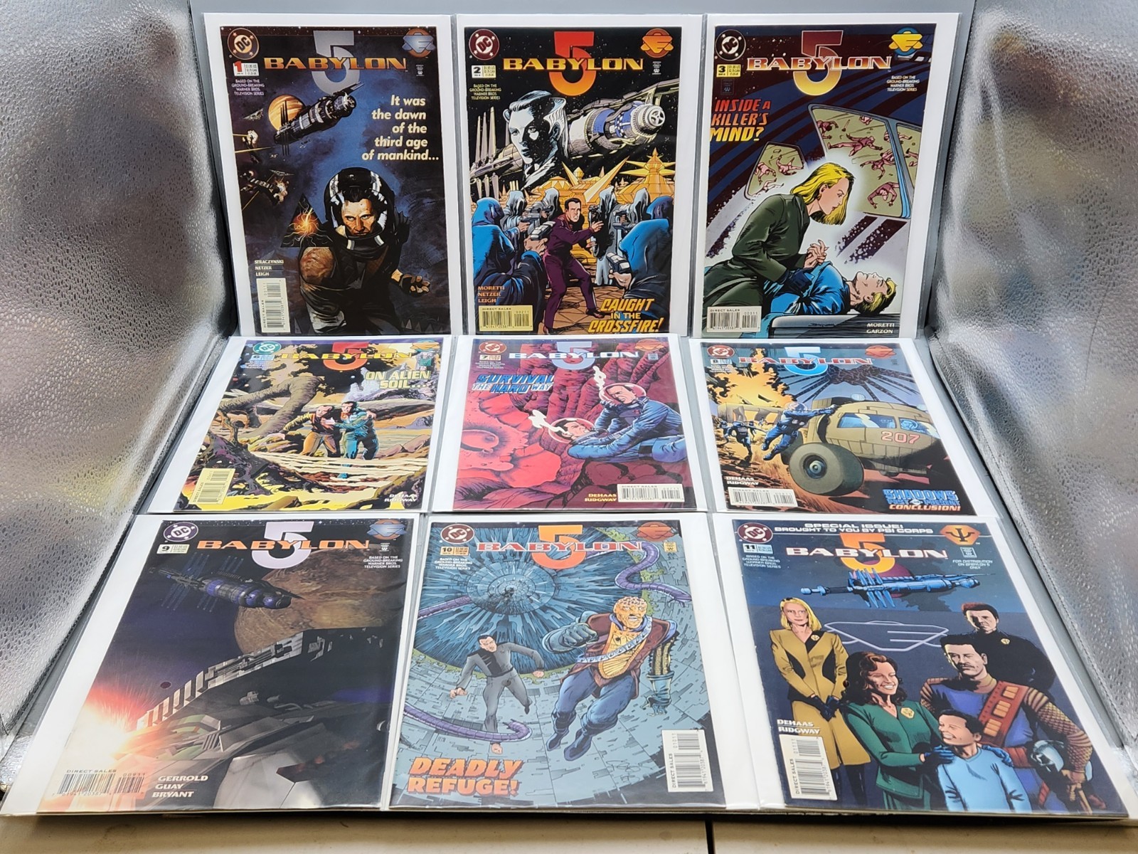 BABYLON 5 #1,2,3,6-11 (Missing #4,5 To Complete) Lot Of 9 DC 1995/Free Shipping BABYLON 5 #1,2,3,6-11 (Missing #4,5 To Complete) Lot Of 9 DC 1995/Free Shipping
