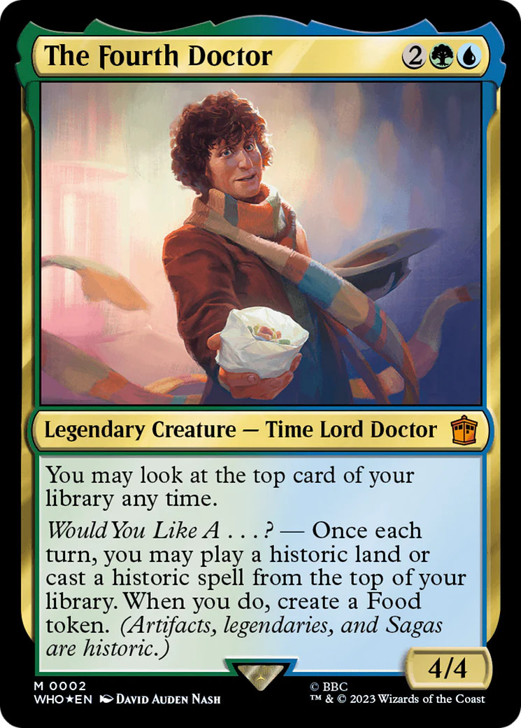 The Fourth Doctor [Doctor Who] Magic MTG