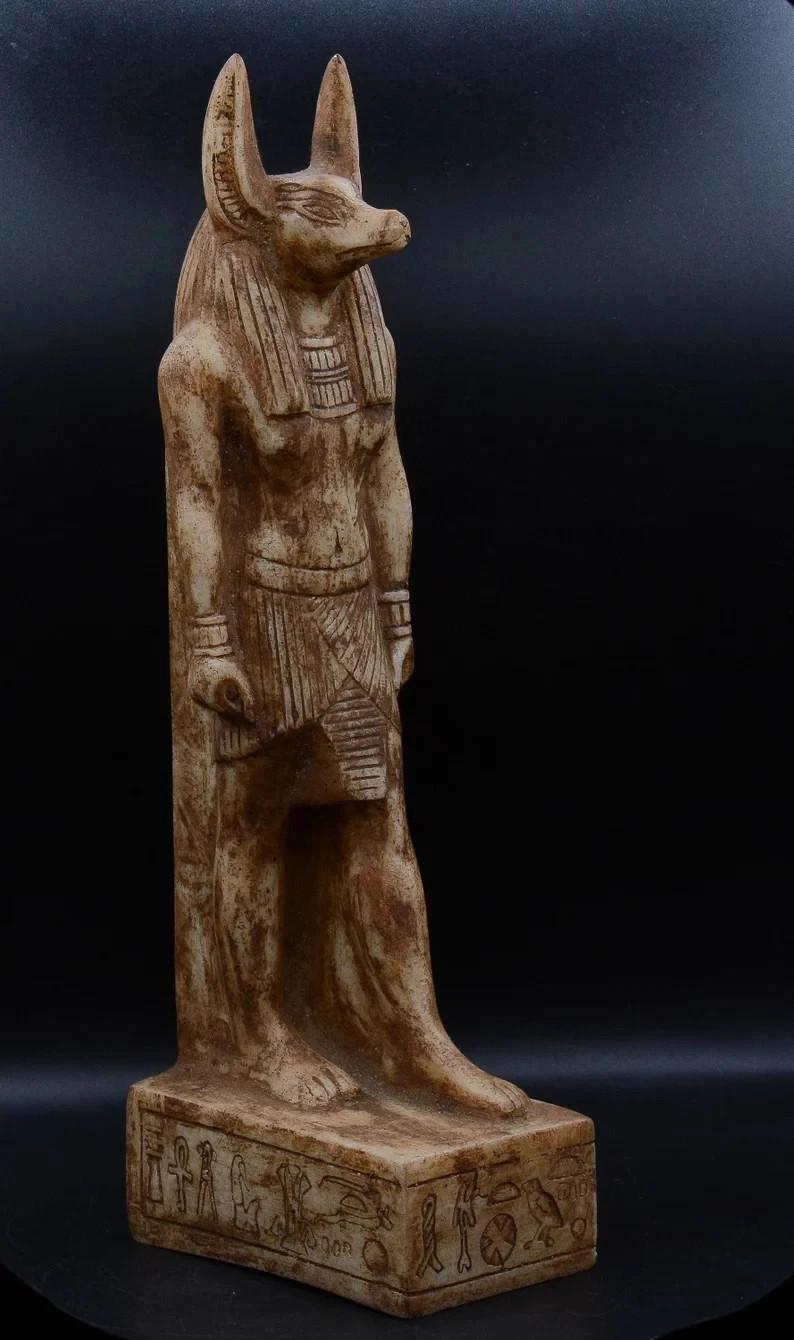 Rare Pharaonic Statue of God Anubis : Authentic Ancient Egyptian Artifact 245 BC