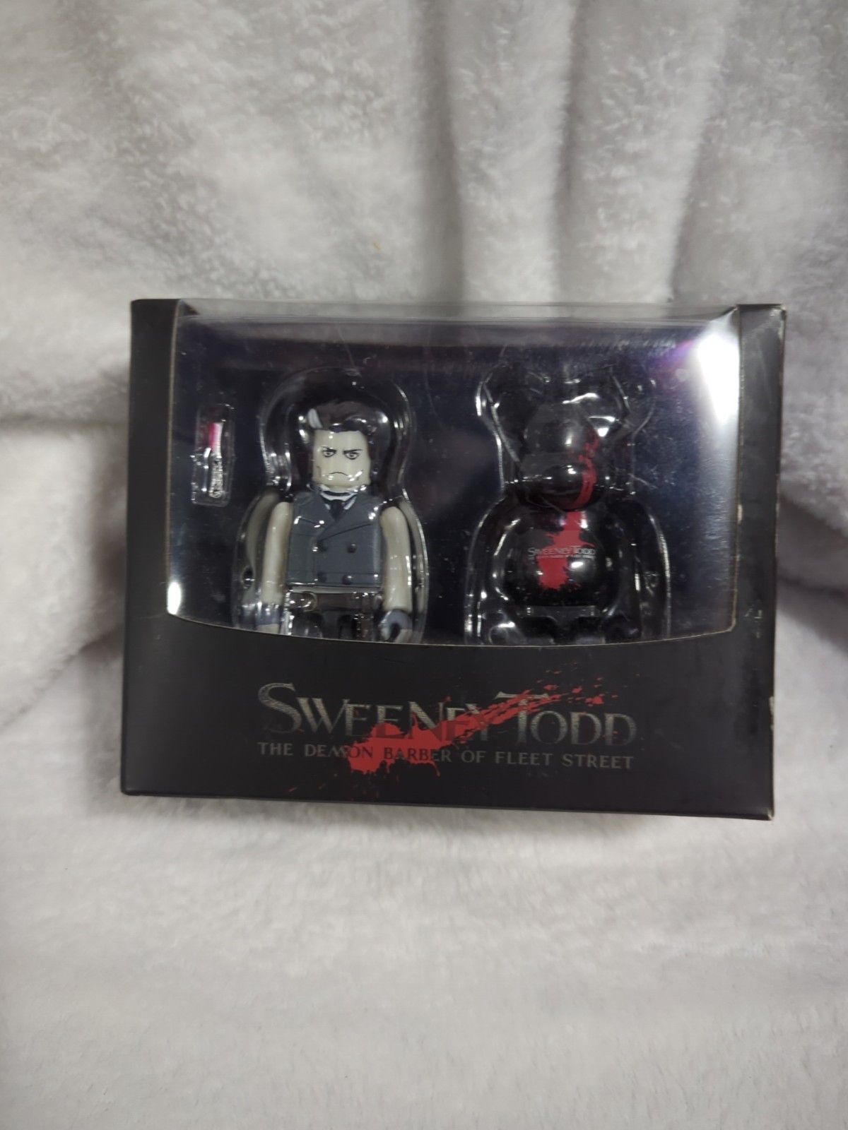 2008 MediCom Toy SWEENEY TODD Johnny Depp Kubrick & Bearbrick BE@RBRICK 