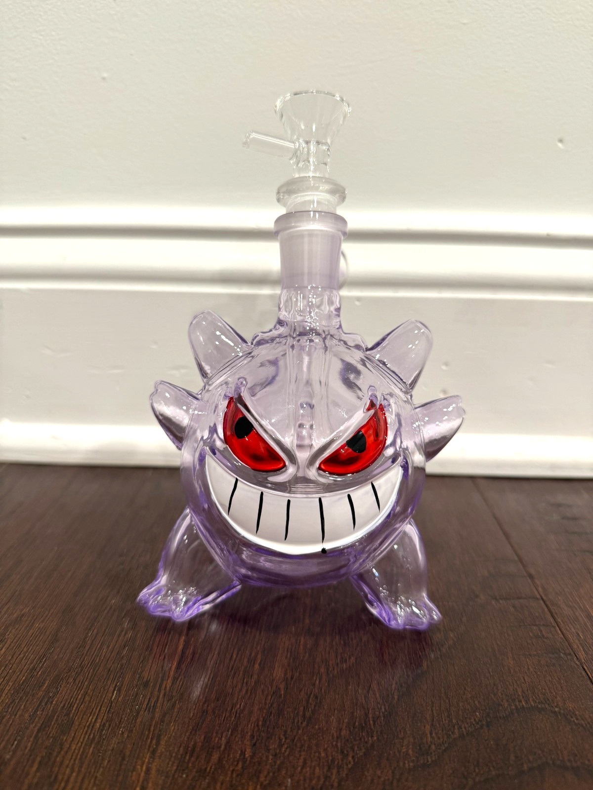7” Premium Glass Water Hookah Art Pokemon Gengar 14mm