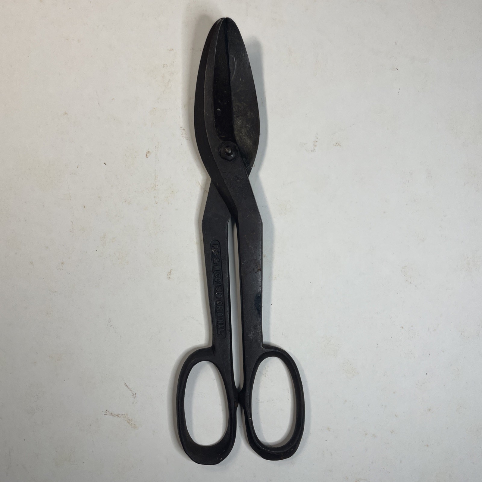 Vintage/Antique P. S. & W. Co. TIN SNIPS 
