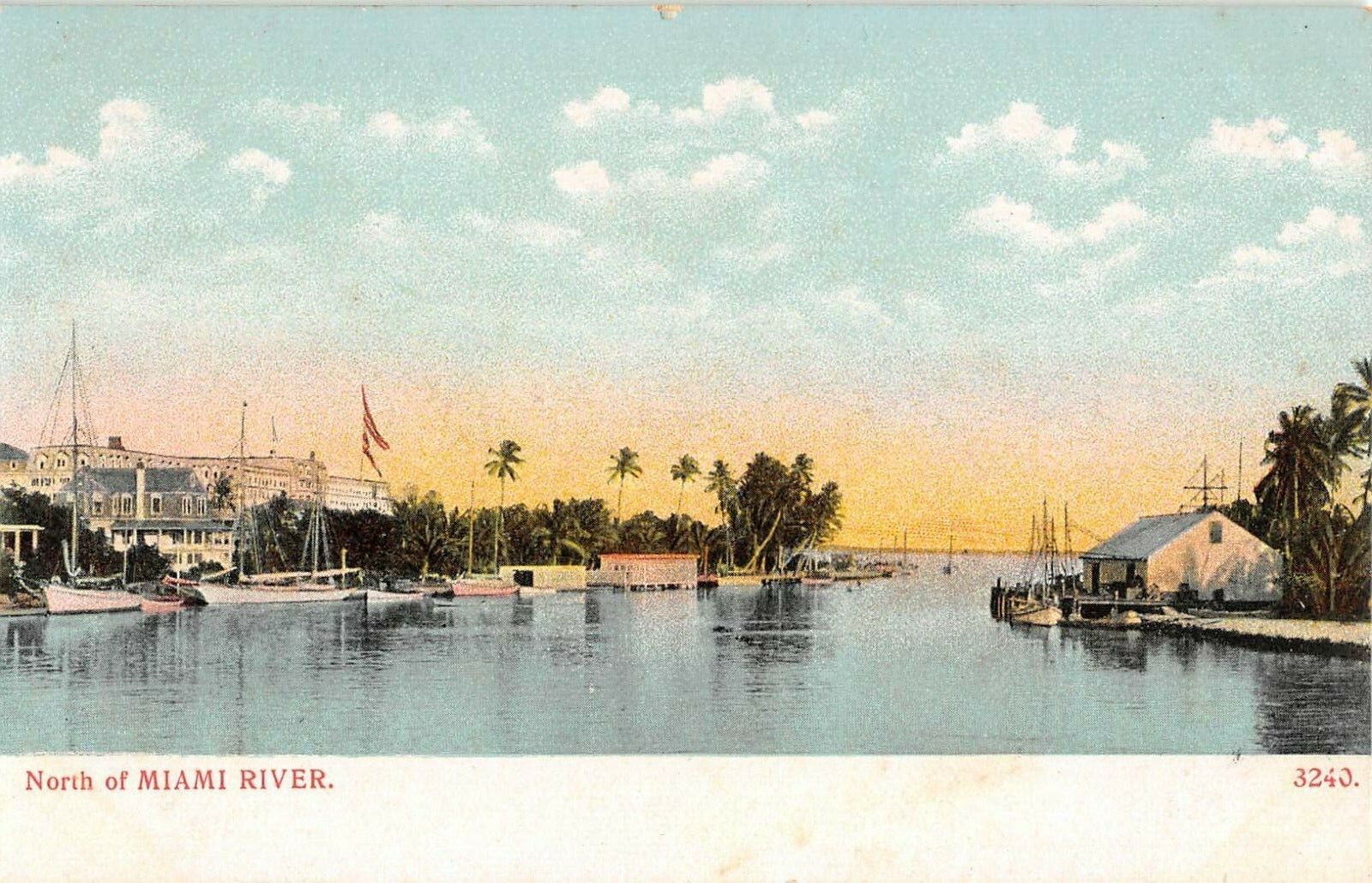 c.1905 Royal Palm Hotel & Brickell\'s Point? Miami FL post card