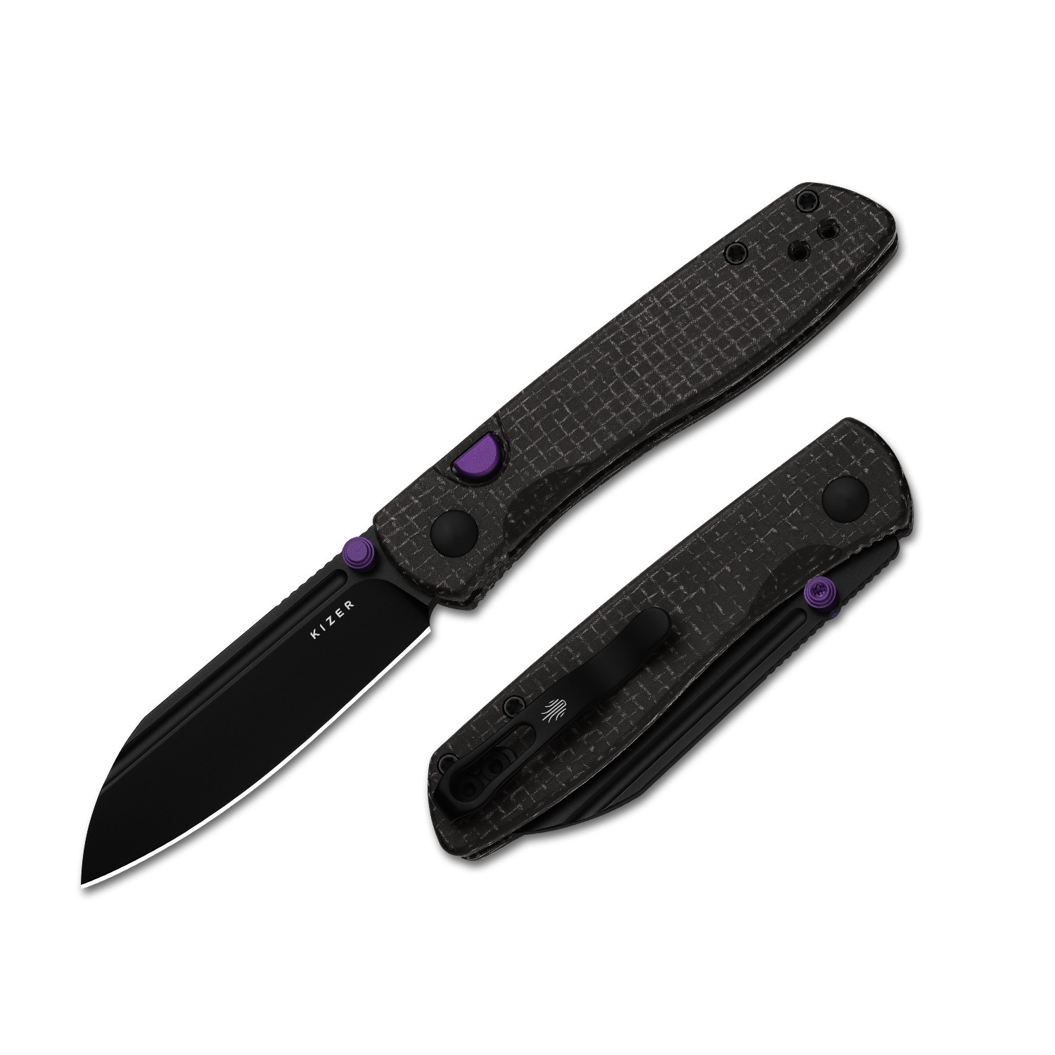 Kizer Renissance EDC Folding Pocket Knife N690 Blade Micarta Handle V3698A1