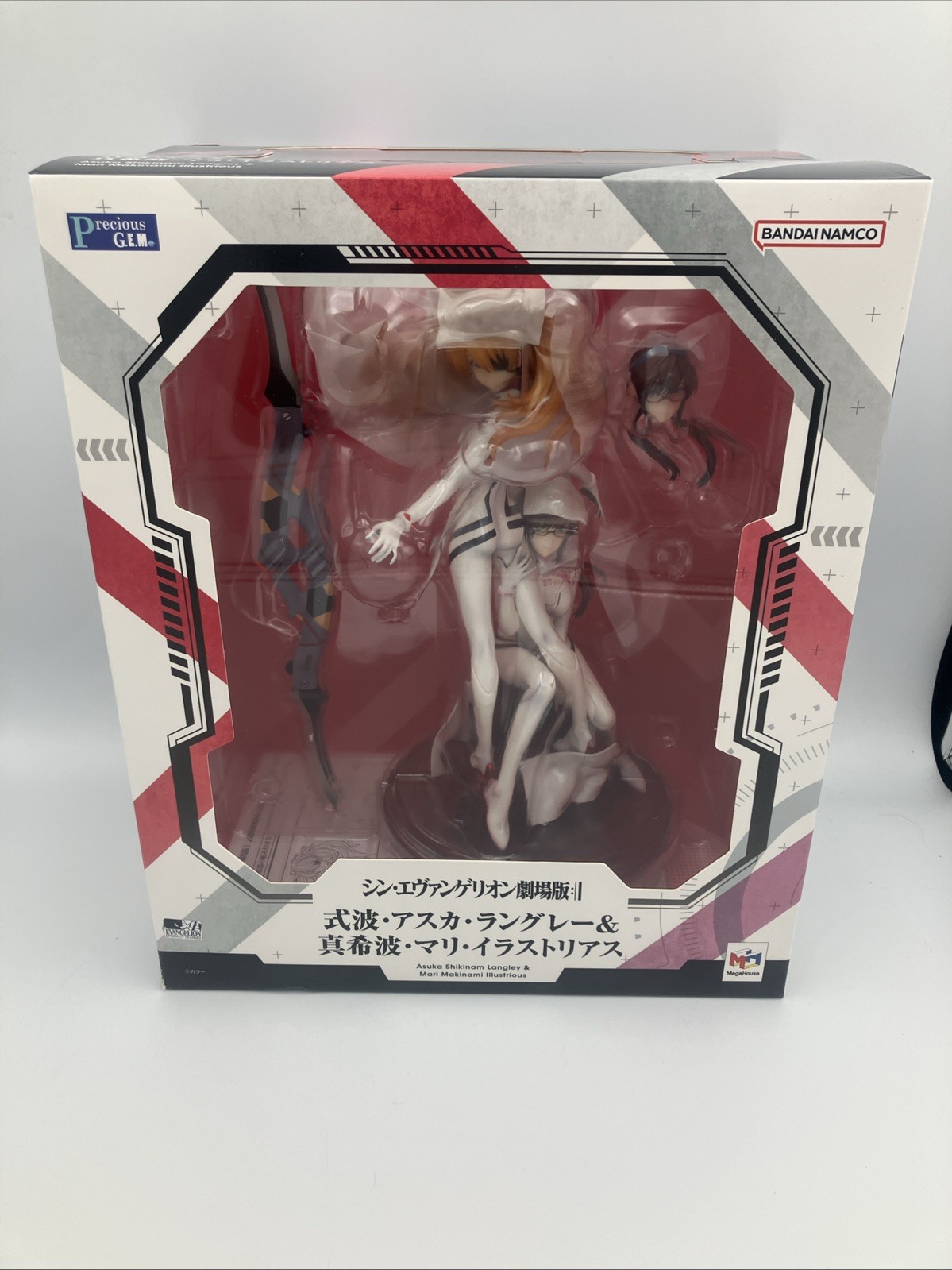 MegaHouse Precious G.E.M. Evangelion Asuka L. Shikinami & Mari M. Illustrious