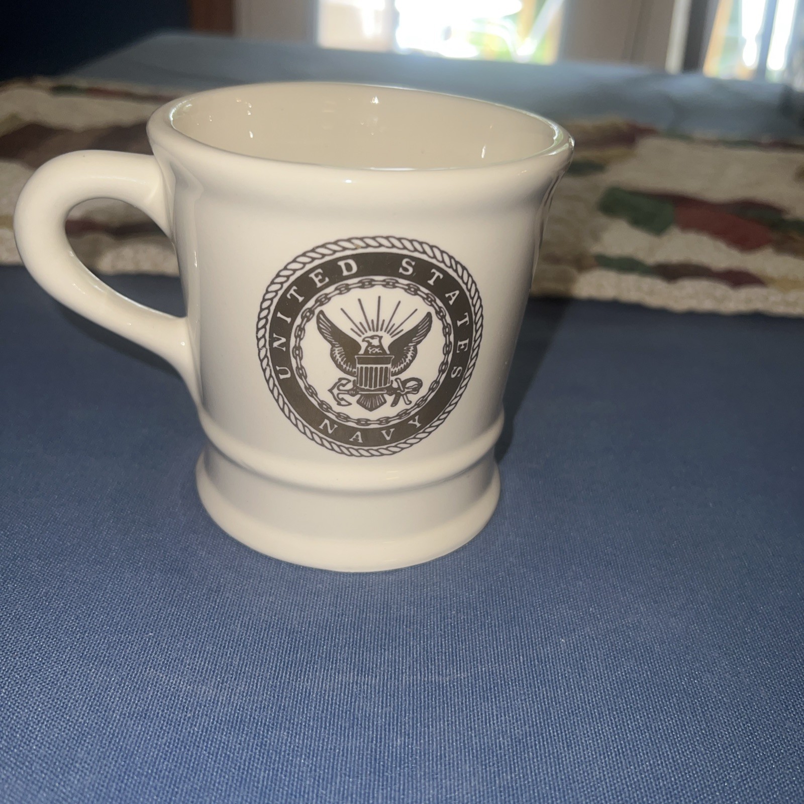Vintage United States Navy USN Diner Coffee Mug Gold Emblem Vintage United States Navy USN Diner Coffee Mug Gold Emblem