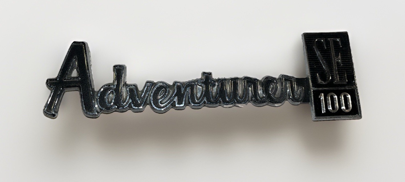 BN14 Dodge Adventurer SE 100 Fender Emblem Vtg 1977-80 #4033340 ADVENTURER SE100 BN14 Dodge Adventurer SE 100 Fender Emblem Vtg 1977-80 #4033340 ADVENTURER SE100