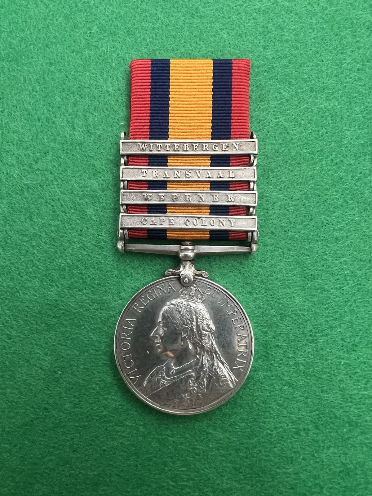 Queen’s South Africa (QSA) Medal | Boer War | Wepener | 22 TPR H.C. Dovey