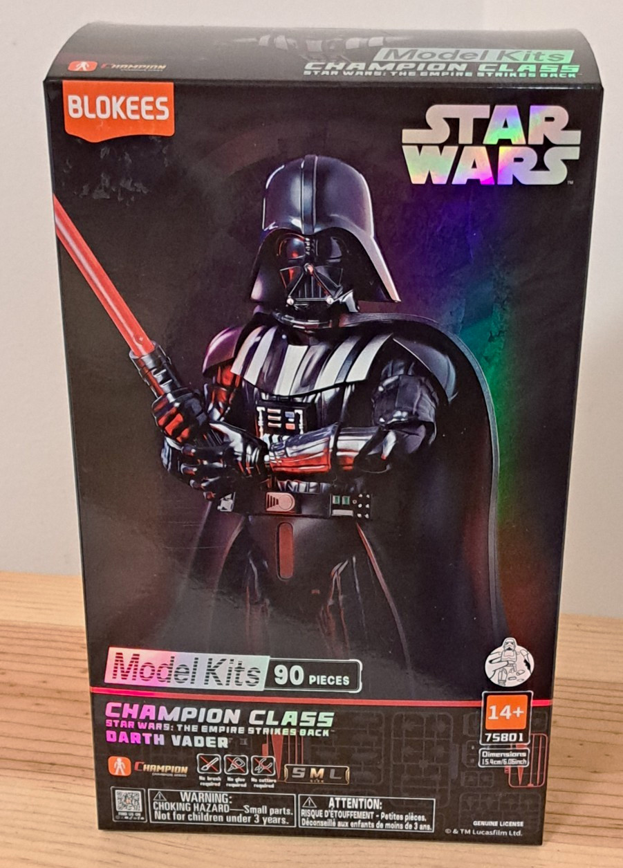 Blokees Star Wars Darth Vader Champion Class Model Kit Empire Strikes Back New 