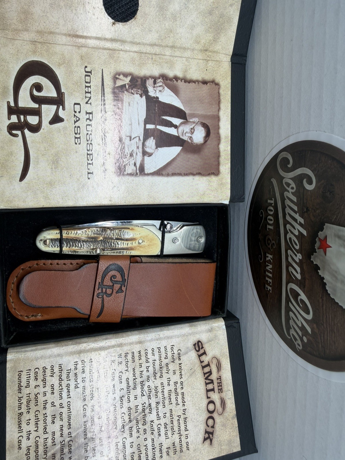 Case John Russell CJR Slimlock Folding Knife USA 6173 L BG42 Limited Edition