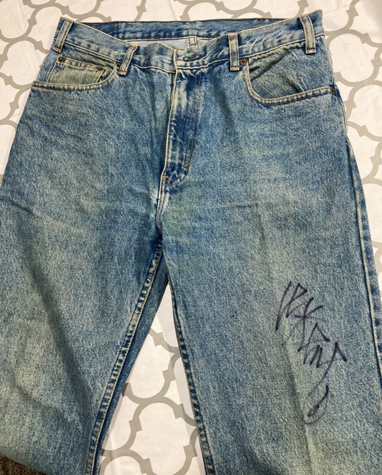 Exene Cervenka X 1995 Autographed Jeans Mississippi Nights St. Louis Autograph