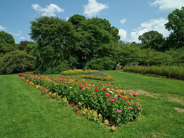 Photo:Rochester New York Highland Park Garden Plot 1900s Flower Beds