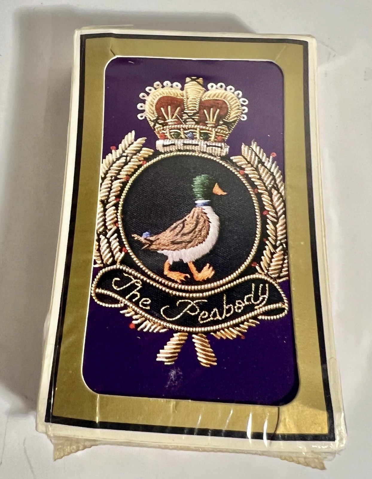 Vintage Peabody Hotel Memphis Duck Playing Cards Sealed DeMaco Bridge Rare