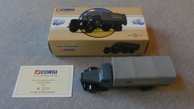 Corgi Classics White Canvas Back P.R.R. #98455