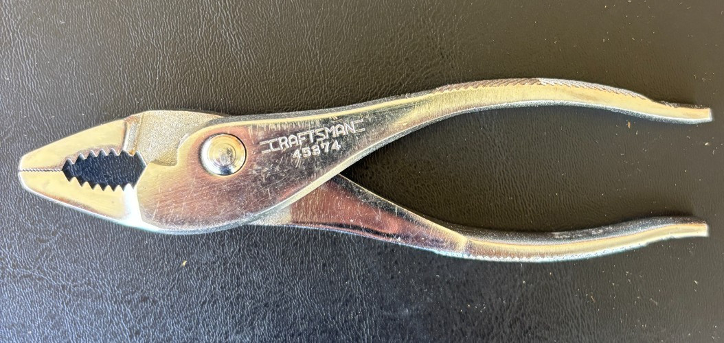 Craftsman 45374 Pliers Thin Jaw Slip Joint Vintage USA Craftsman 45374 Pliers Thin Jaw Slip Joint Vintage USA