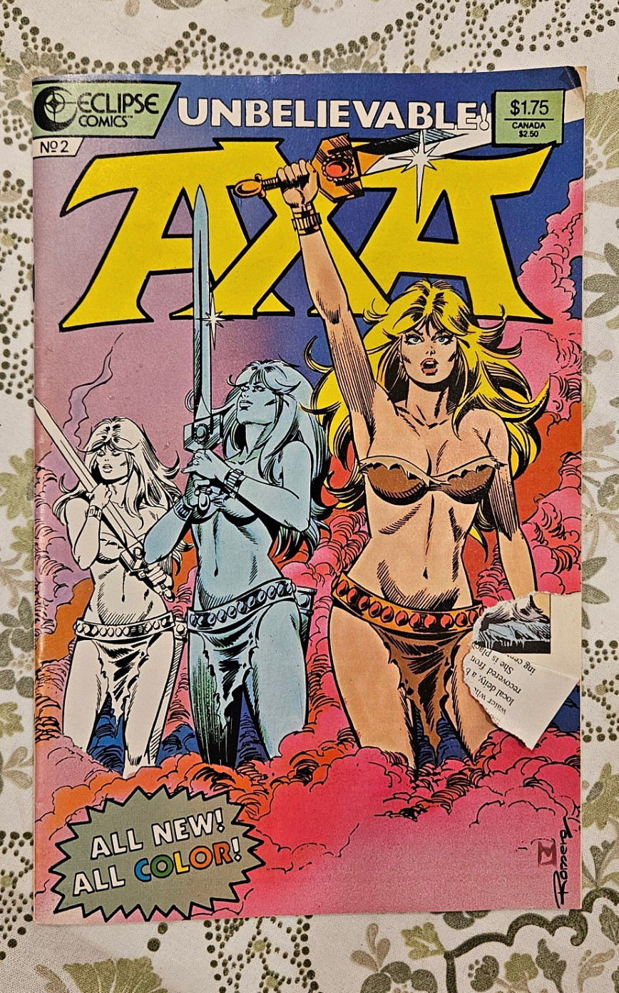 Eclipse Comics AXA #2 Bronze Age Single Issue All Color Romero