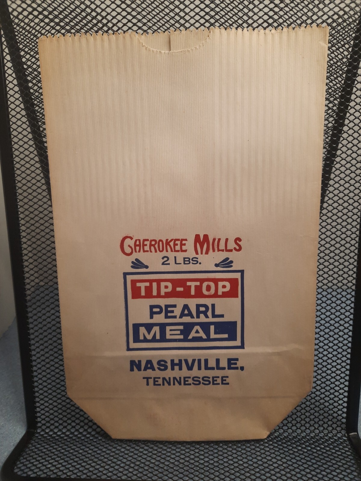 Vintage Cherokee Mills Tip-Top Pear Meal Bag Nashville, Tennessee Unused