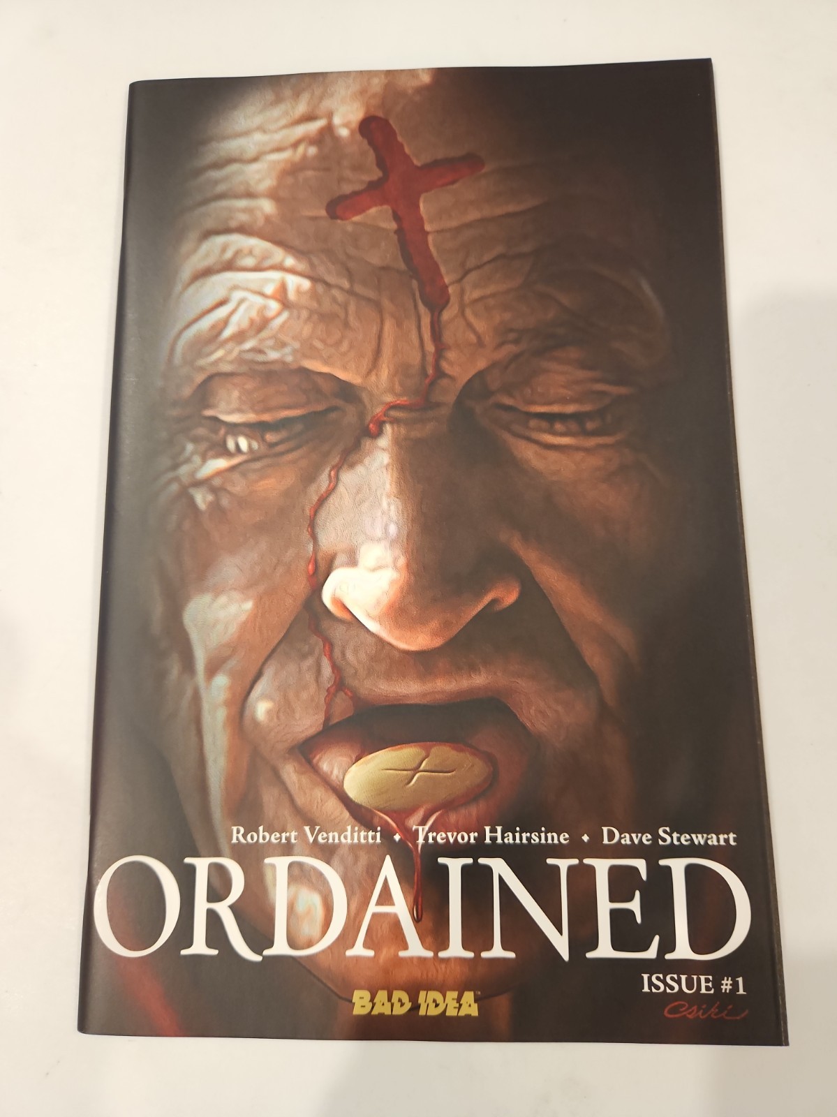 Ordained #1  Rob Csiki Trade Dress  Variant Cover (A)  Bad Idea  LTD 500