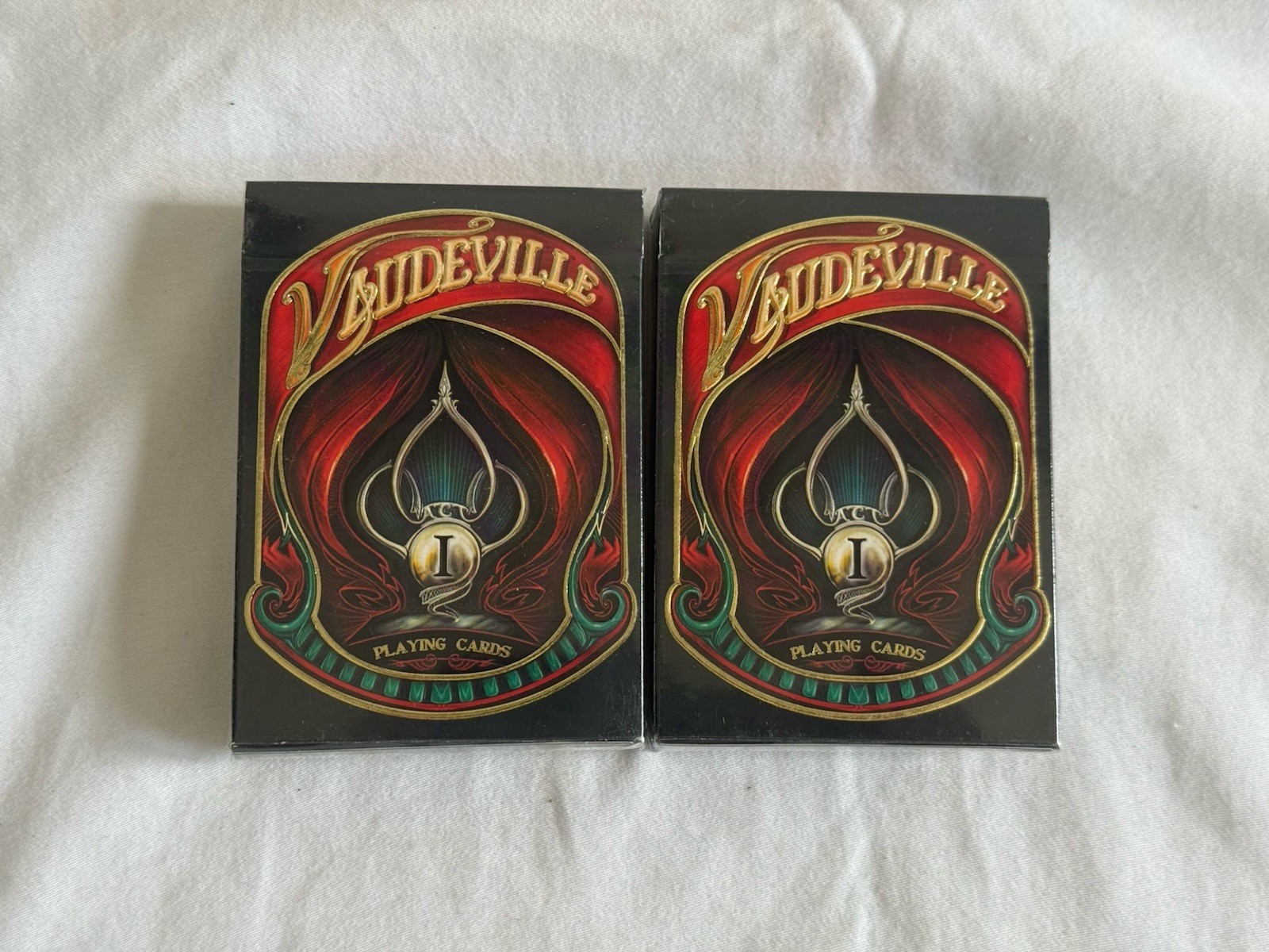 Vaudeville Act I Playing Cards 2 Deck Lot Brand New Sealed Collector's Edition
