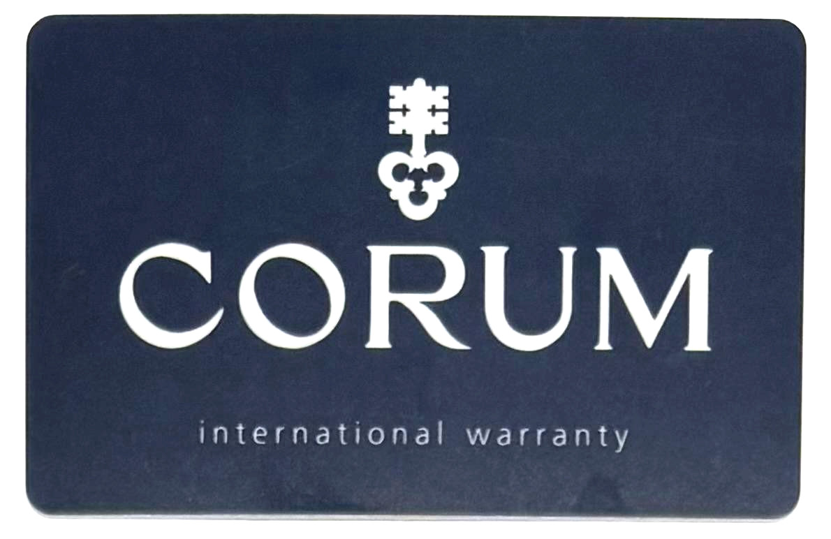CORUM Watch Certificate Warranty Guarantee Blank Open Swiss OEM Authentic