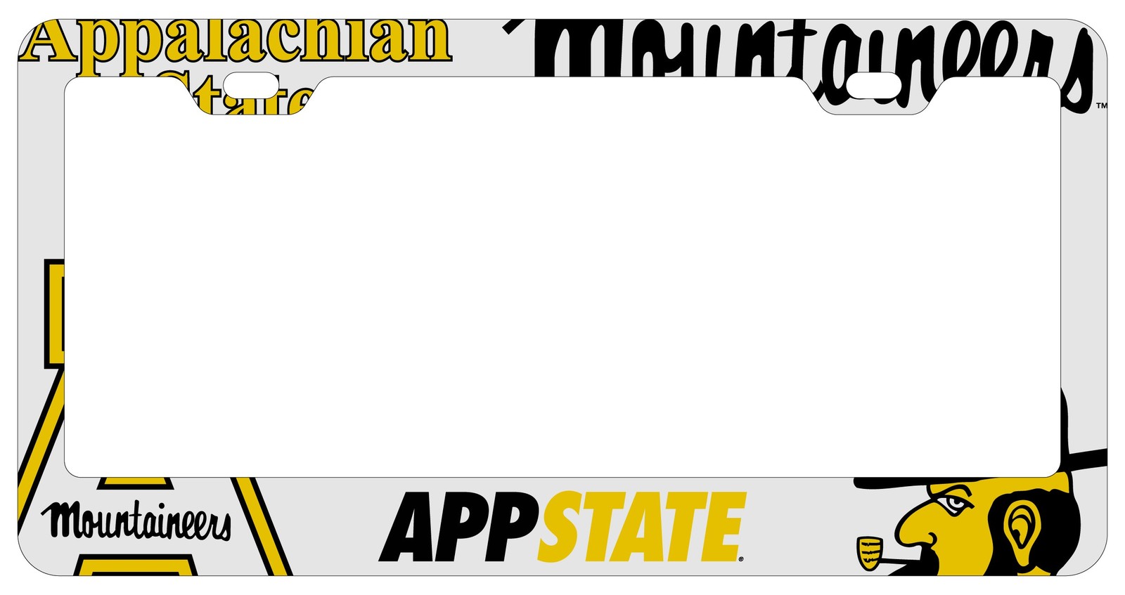 Appalachian State Offic. Lic. Collegiate License Plate Frame