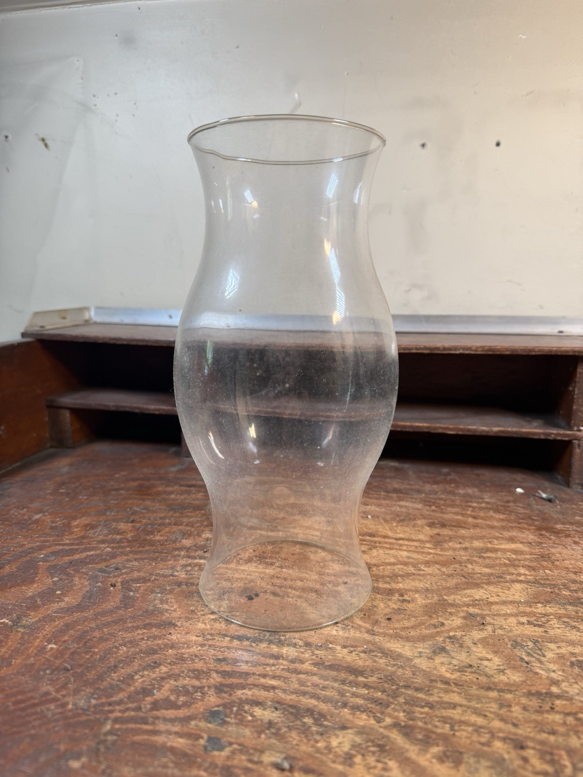 8-3/4 Tall Clear Glass Hurricane Candle Lamp Shade Chimney Globe 3-1/2 Fitters