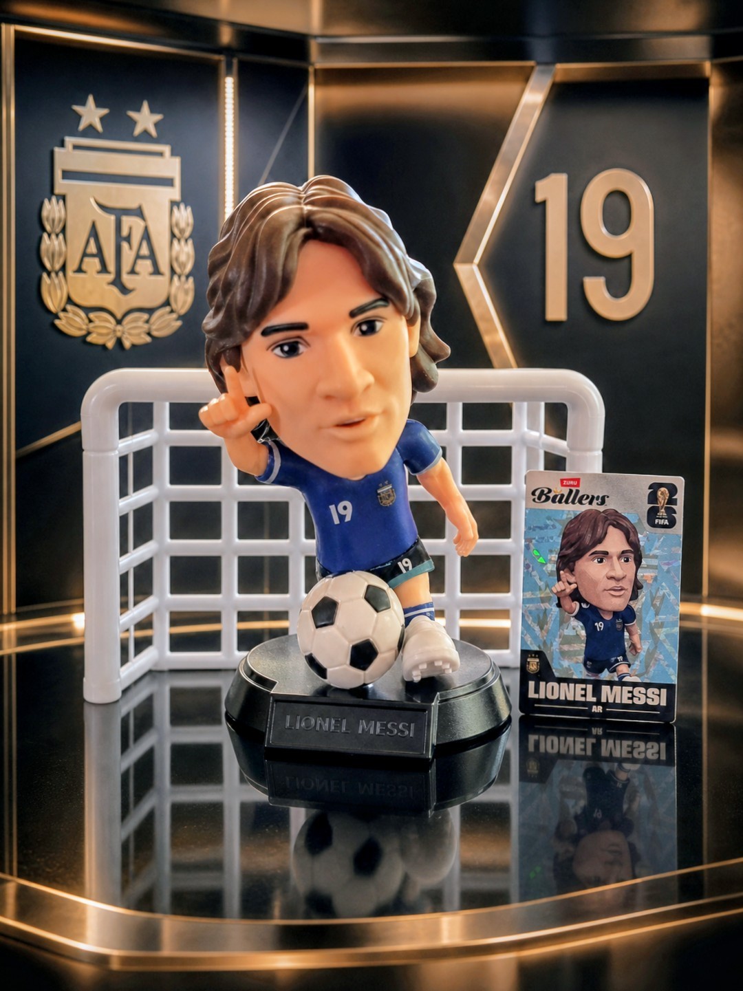 ZURU Ballers FIFA World Cup Lionel Messi Rare Frozen Moments Celeb Argentina