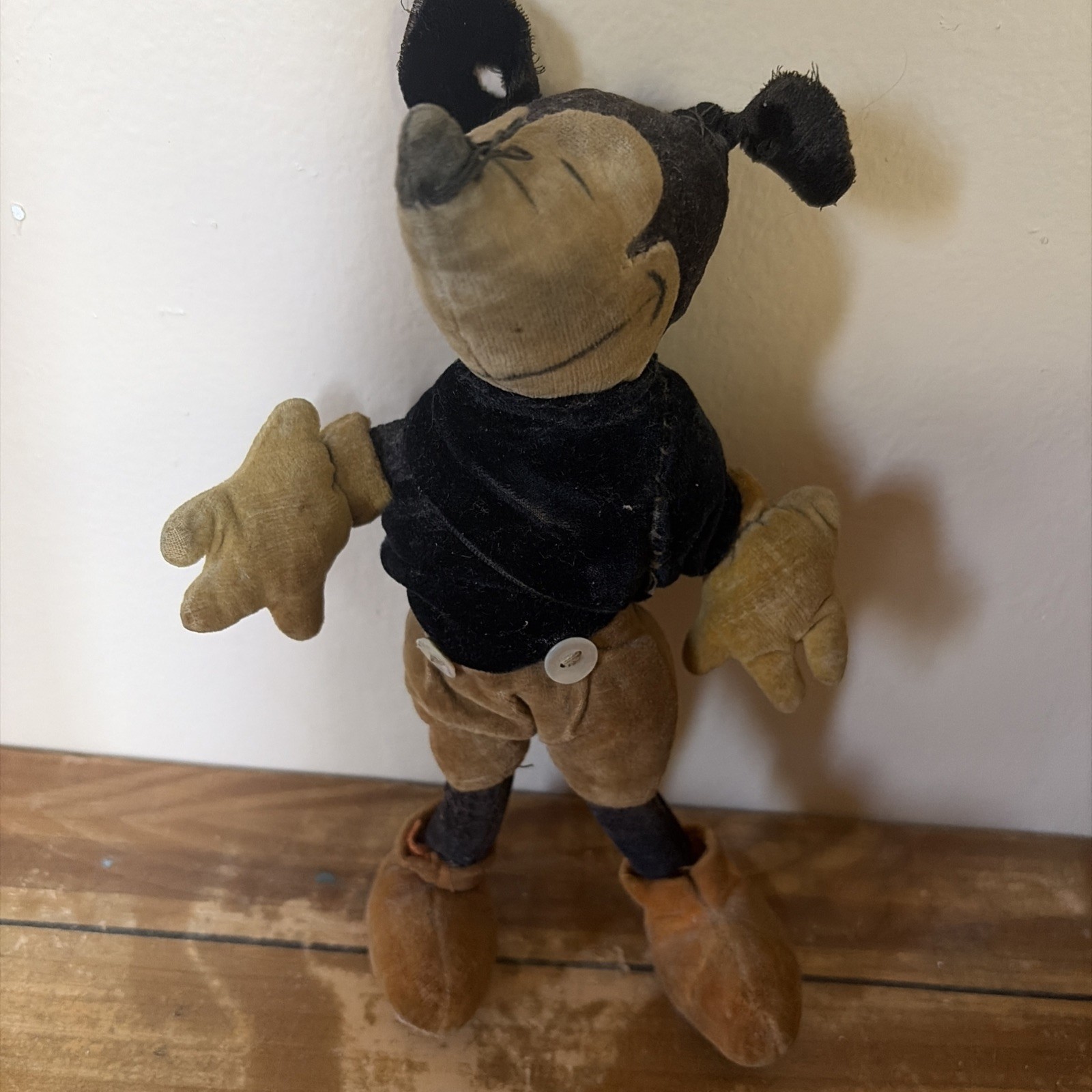 Rare Antique 1930s Steiff Mickey Mouse 6.5\