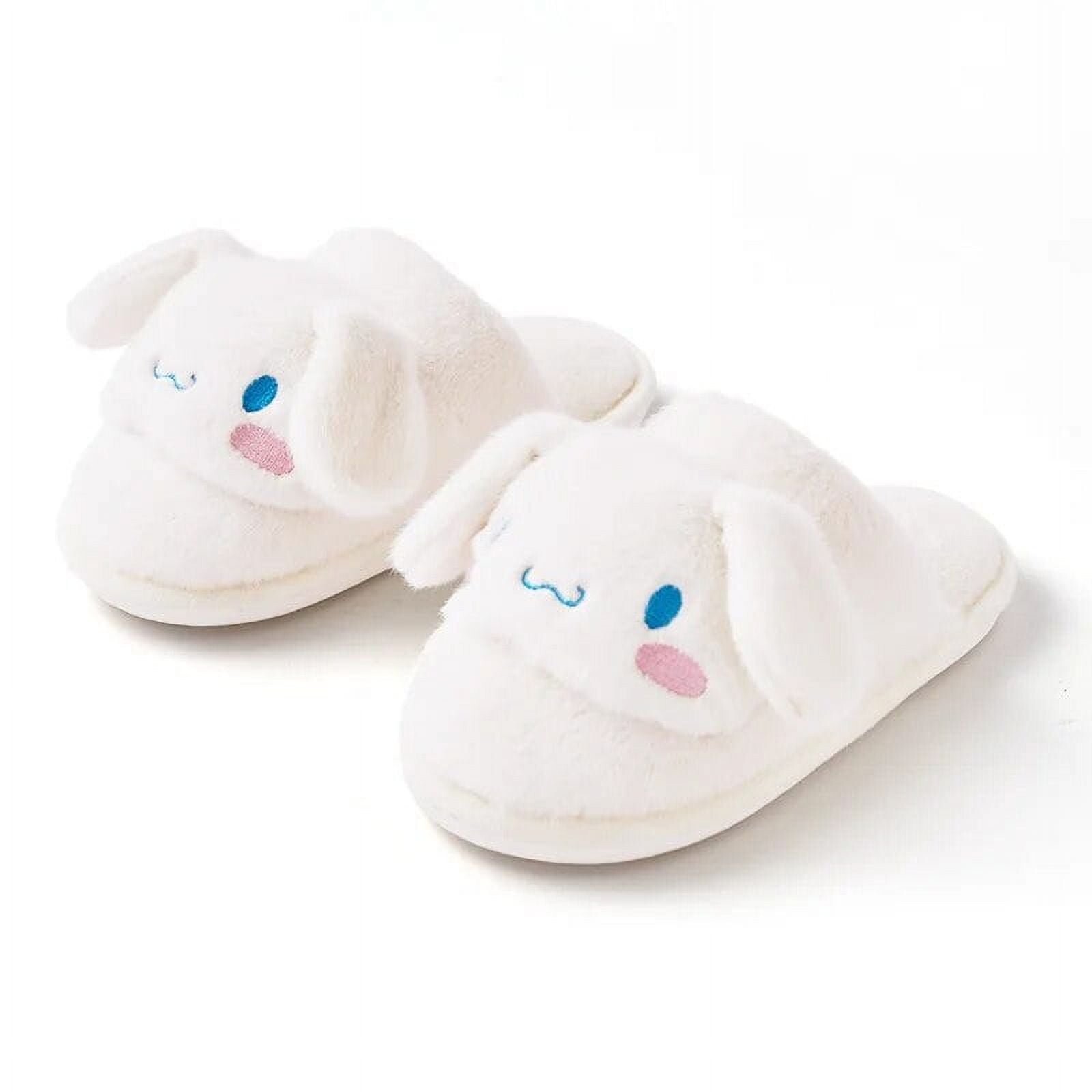 Sanrio Cinnamoroll Plush Home Winter Moving Ear Slipper US 6-7