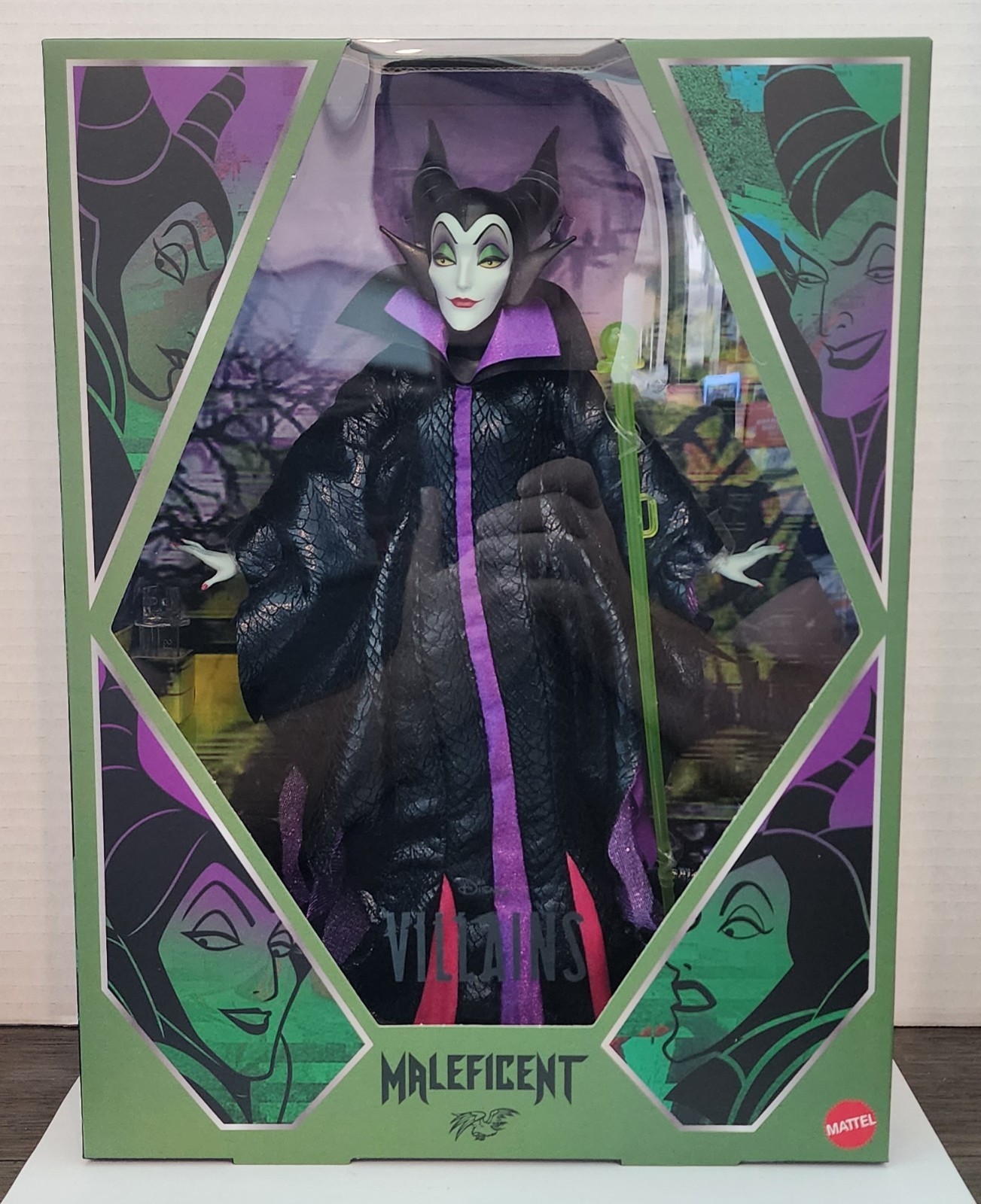 Disney Collector Maleficent Collectible Villains Fashion Doll By Mattel New