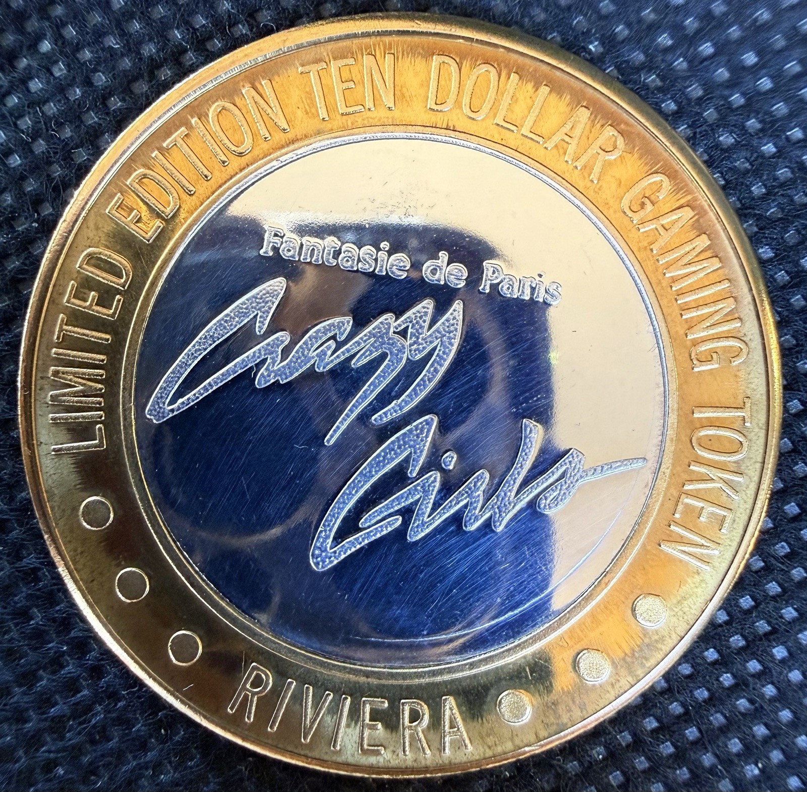 ⭐️RIVIERA HOTEL & CASINO VERY RARE Limited Edition 999% .6 Oz Pure Silver Strike