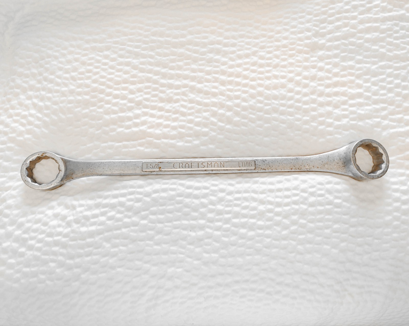 Rare - Sears Craftsman USA V 1 5/8” x 1 11/16” SAE Double Box End Wrench EUC
