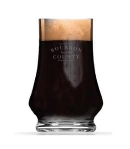 Goose Island Bourbon County Stout Glass, Premium Tulip-Shaped Beer Tasting Goose Island Bourbon County Stout Glass, Premium Tulip-Shaped Beer Tasting