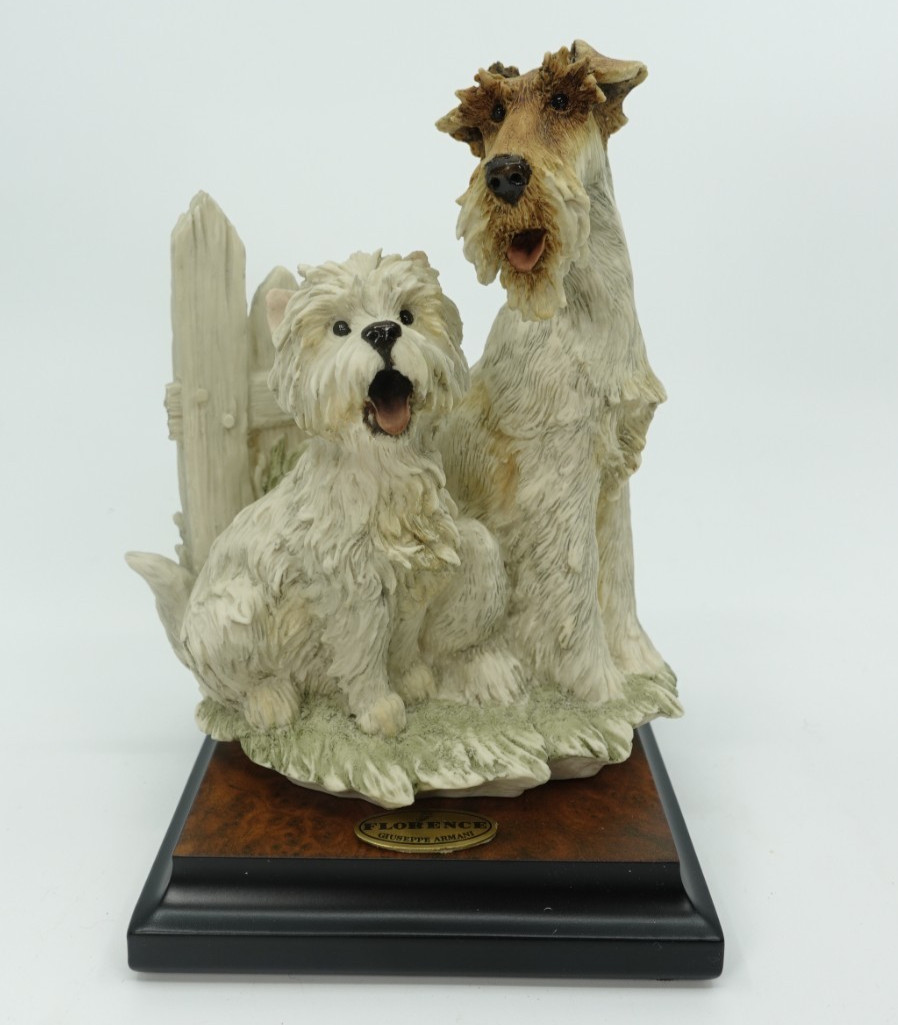 Florence Giuseppe Armani Lunchtime Figurine 1990 Signed w/ Box