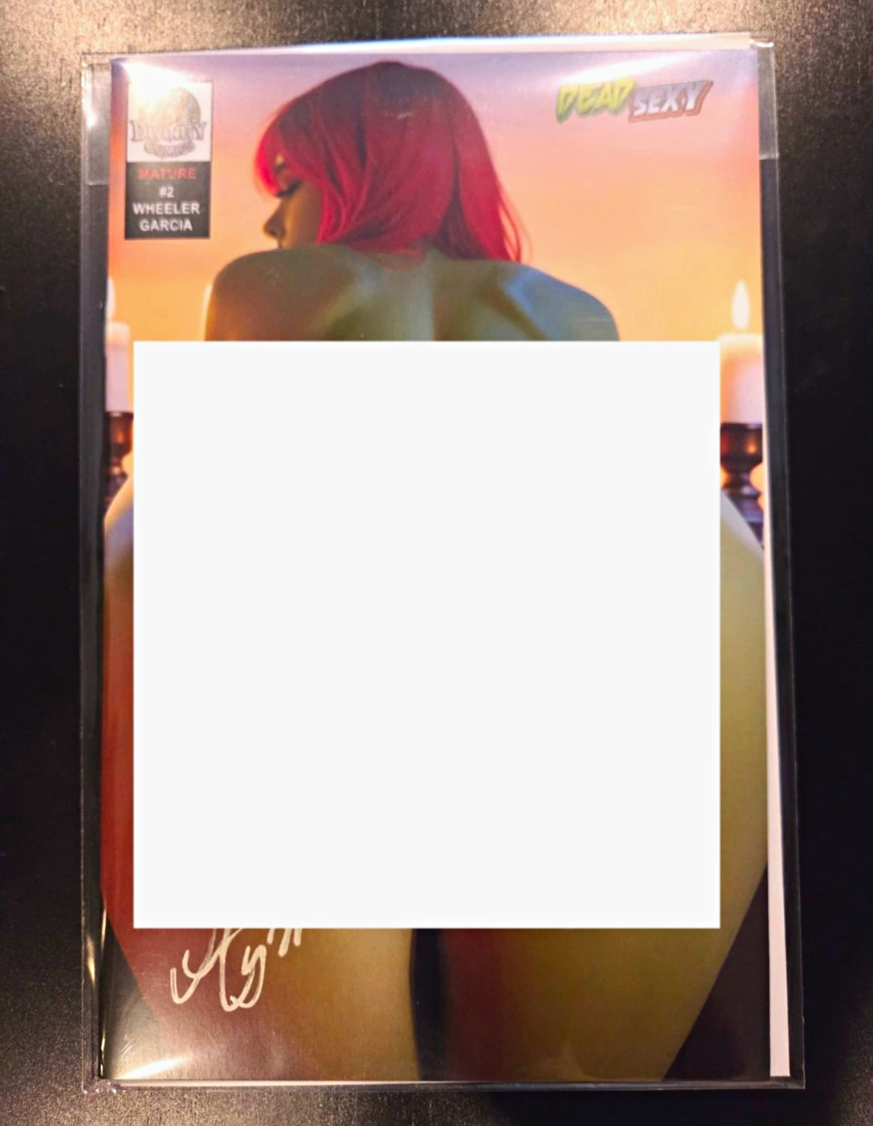 Divinity Comics Dead Sexy #2 Signed Wheeler Garcia Color Comic Naughty Variant