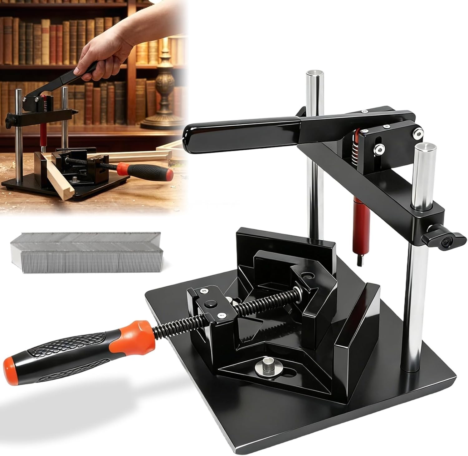 Portable Picture Frame Stapler Machine Kit, F300-1 Art Picture frameing Joiner