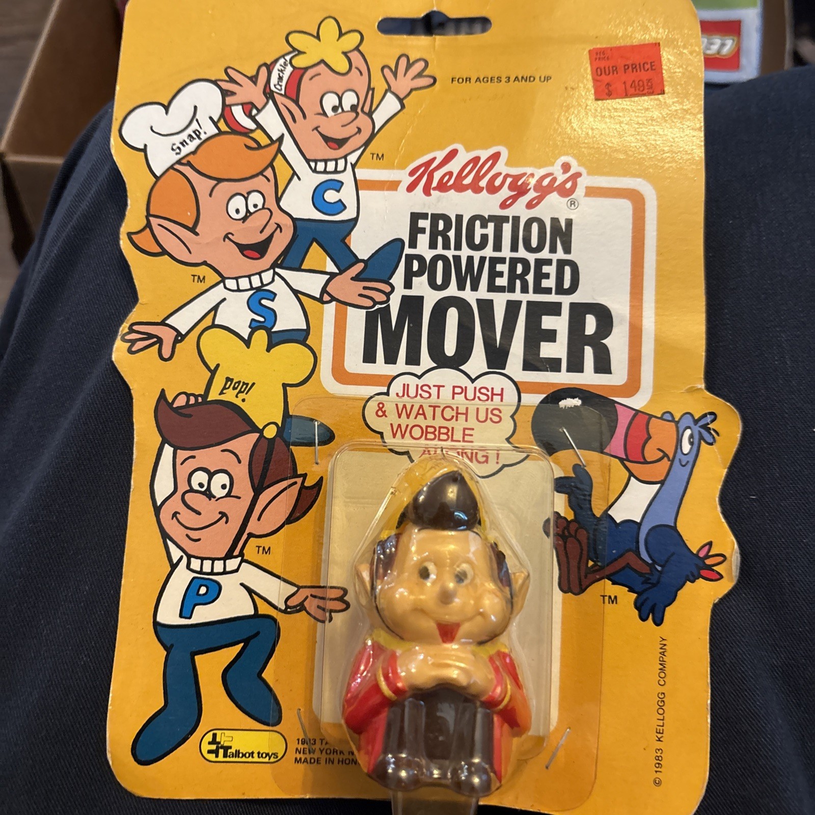 Kellogg's Friction Powered Mover Rice Krispies Pop NOS Vintage