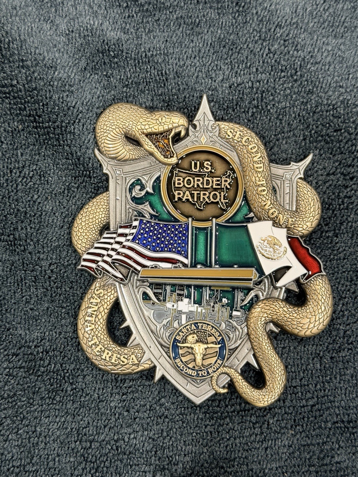 HUGE US Border Patrol Santa Teresa Station Challenge Coin