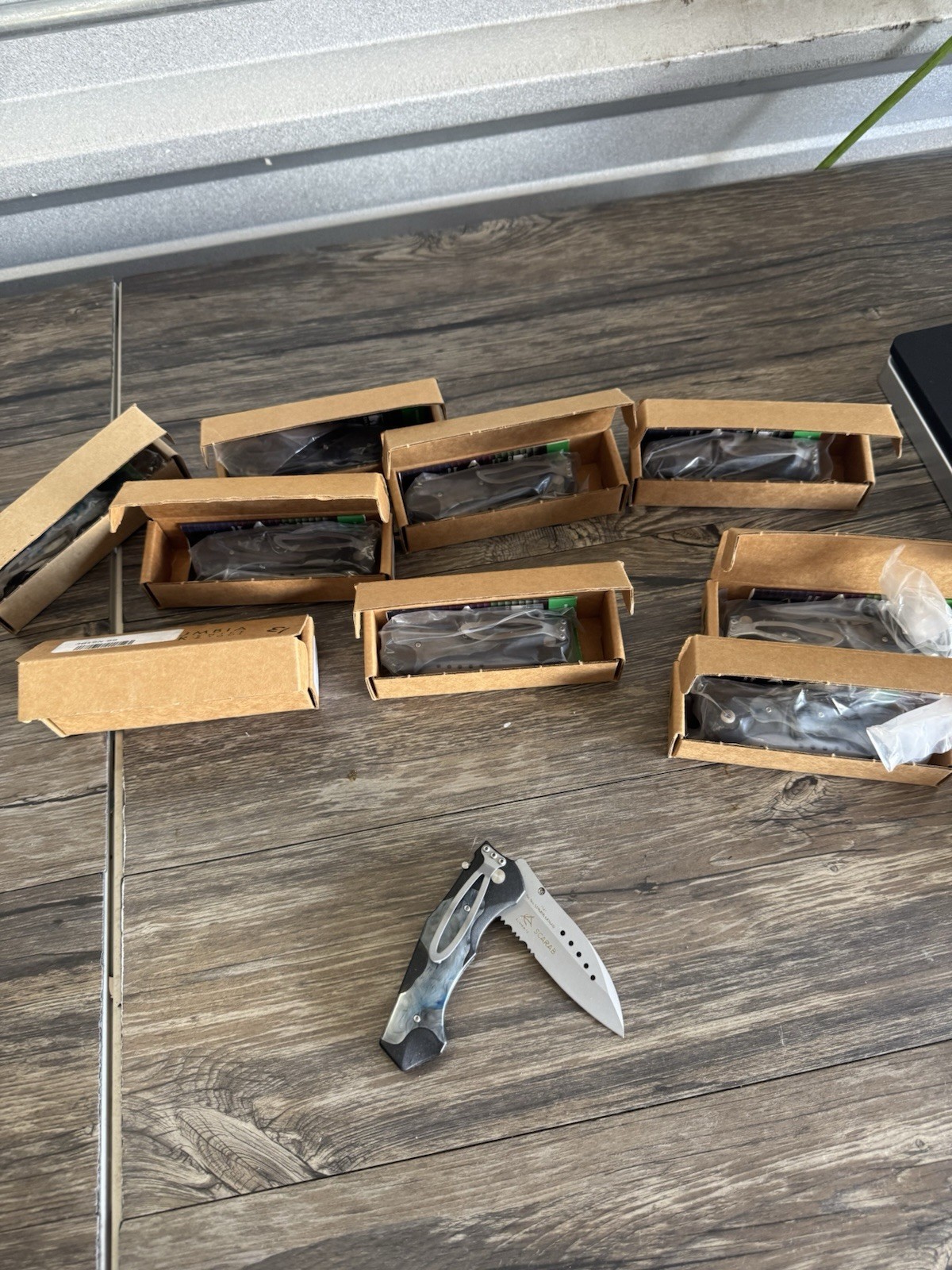 CRKT 1141 Elishewitz Scarab Folding Knife Lot Of 10 Read  Resell Lot